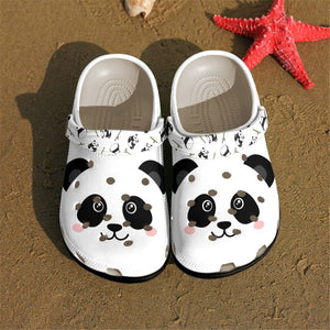 Panda Quirky Pandas Sku 1775 Custom Sneakers Name Shoes Personalized Clogs
