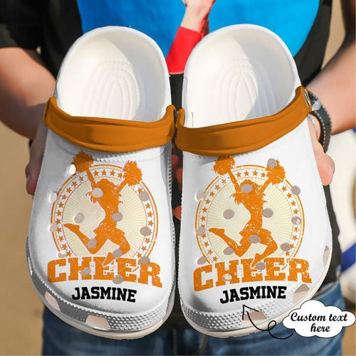 Cheerleader Cheer Girl Sku 570 Shoes Personalized Clogs