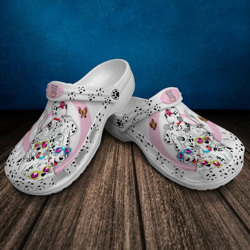 Dalmatians For Men And Women Rubber Comfy Footwear Personalized Clogs