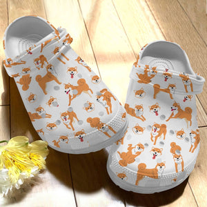 Dog Fashionstyle For Women Men Kid Print 3D Shiba Inu V5 Personalized Clogs