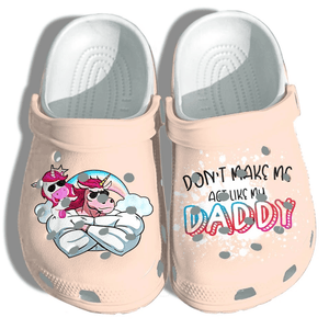 Unicorn Muscle Shoes For Daughter Dadacorn Personalized Clogs