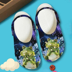 A Lovely Frog 202 Gift For Lover Rubber , Comfy Footwear Personalized Clogs