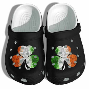Clover Irish Flag Shoes St Patricks Day Irish Cute Shoes Gifts For Woman Men Personalized Clogs