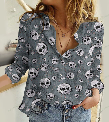 Casual T-shirt Cute Skulls Casual Shirt For Men and Women, Unisex - Love Mine Gifts