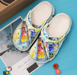 Painting Personalized Clog, Custom Name, Text, Color, Number Fashion Style For Women, Men, Kid, Print 3D Painting Color