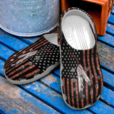 Native Personalized Clog, Custom Name, Text, Color, Number Fashion Style For Women, Men, Kid, Print 3D Native Flag