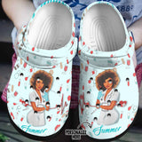 Clog Nurse Personalized Clog, Custom Name, Text, Color, Number Fashion Style For Women, Men, Kid, Print 3D Nurse Life - Love Mine Gifts