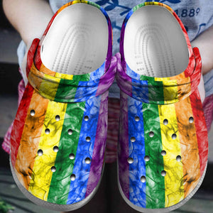 Lgbt Personalized Clog, Custom Name, Text, Color, Number Fashion Style For Women, Men, Kid, Print 3D Love Pride