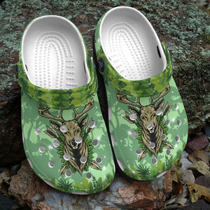 Hunting Personalized Clog, Custom Name, Text, Color, Number Fashion Style For Women, Men, Kid, Print 3D Hunting Season Is Coming