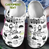 Clog Hedgehog Personalized Clog, Custom Name, Text, Color, Number Fashion Style For Women, Men, Kid, Print 3D Just Cute - Love Mine Gifts