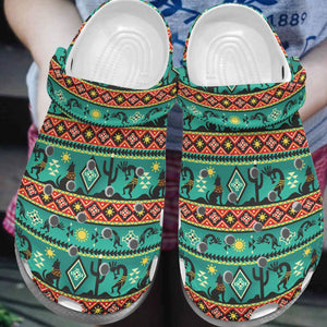 Native American Personalized Clog, Custom Name, Text, Color, Number Fashion Style For Women, Men, Kid, Print 3D The Myth