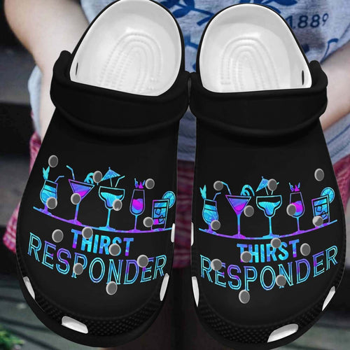 Clog Bartender Personalized Clog, Custom Name, Text, Color, Number Fashion Style For Women, Men, Kid, Print 3D Thirst Responder - Love Mine Gifts