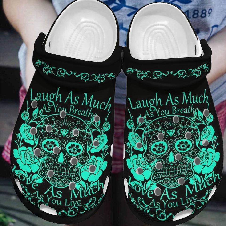 Clog Love As Much As You Live Personalized Clog, Custom Name, Text, Color, Number Fashion Style For Women, Men, Kid, Print 3D - Love Mine Gifts