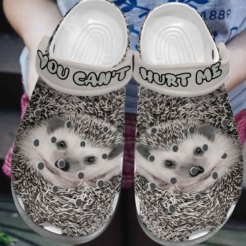 Clog Hedgehog Personalized Clog, Custom Name, Text, Color, Number Fashion Style For Women, Men, Kid, Print 3D Lovely Hedgehog - Love Mine Gifts