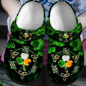 Clog Irish Personalized Clog, Custom Name, Text, Color, Number Fashion Style For Women, Men, Kid, Print 3D Spiritual Life - Love Mine Gifts