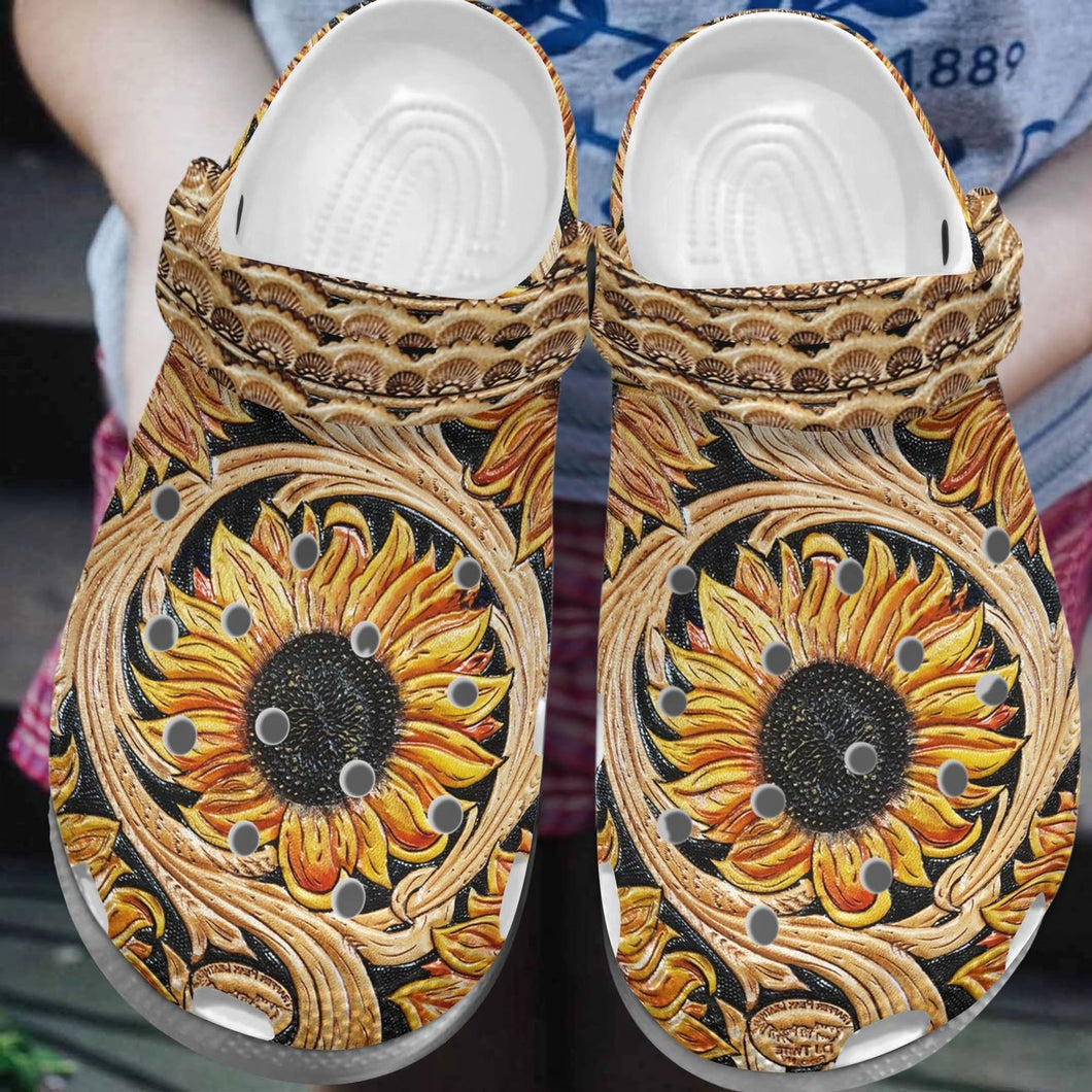 Hippie Personalized Clog, Custom Name, Text, Color, Number Fashion Style For Women, Men, Kid, Print 3D Sunny