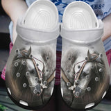 Horse Personalized Clog, Custom Name, Text, Color, Number Fashion Style For Women, Men, Kid, Print 3D Beauty Horse