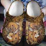 Clog Hunting Personalized Clog, Custom Name, Text, Color, Number Fashion Style For Women, Men, Kid, Print 3D Deer Hunting - Love Mine Gifts
