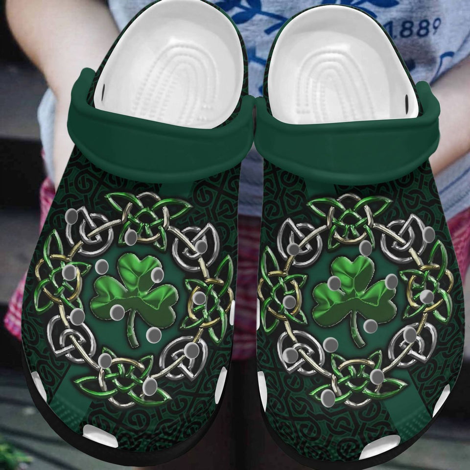 Clog Irish Personalized Clog, Custom Name, Text, Color, Number Fashion Style For Women, Men, Kid, Print 3D Irish Soul - Love Mine Gifts