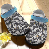 Penguin Cute Personalized Clog, Custom Name, Text, Color, Number Fashion Style For Women, Men, Kid, Print 3D 3D