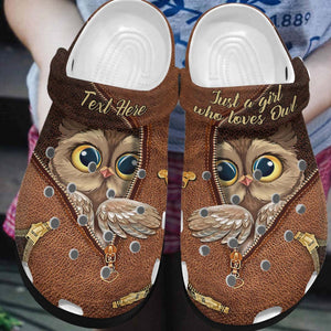 Owl Personalized Clog, Custom Name, Text, Color, Number Fashion Style For Women, Men, Kid, Print 3D The Cutest Sband