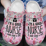 Nurse Personalized Clog, Custom Name, Text, Color, Number Fashion Style For Women, Men, Kid, Print 3D A Good Nurse