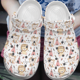 Clog Native American Personalized Clog, Custom Name, Text, Color, Number Fashion Style For Women, Men, Kid, Print 3D Cute Tribe - Love Mine Gifts