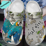 Clog Parrot Personalized Clog, Custom Name, Text, Color, Number Fashion Style For Women, Men, Kid, Print 3D Amazing Parrot - Love Mine Gifts