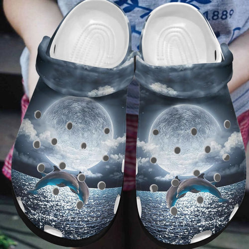 Dolphin Sea Love Mother Custom Crocs Shoes Birthday Gift - Ocean Halloween  Shoes Croc Gift - CR-DRN038 – Love Mine Gifts