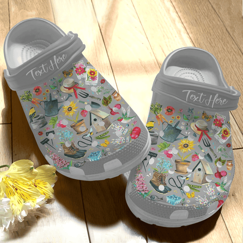 Clog Gardening Personalized Personalize Clog, Custom Name, Text, Fashion Style For Women, Men, Kid, Print 3D Love Gardening - Love Mine Gifts
