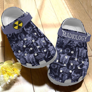 Clog Rad Tech Personalized Clog, Custom Name, Text Radiology, Fashion Style For Women, Men, Kid, Print 3D - Love Mine Gifts