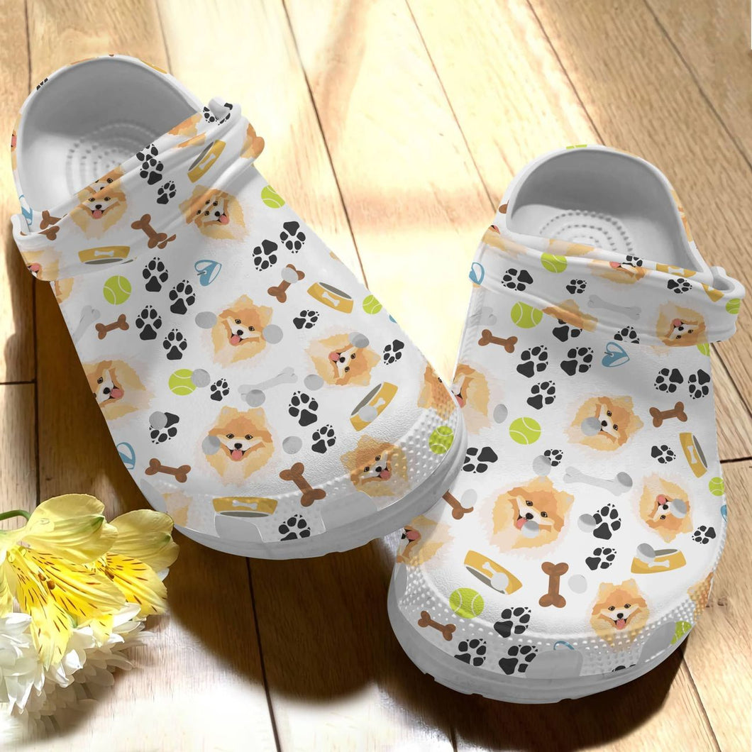 Dog Personalize Clog, Custom Name, Text, Fashion Style For Women, Men, Kid, Print 3D Chow V2