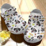 Dog Personalize Clog, Custom Name, Text, Fashion Style For Women, Men, Kid, Print 3D Dalmatian V2
