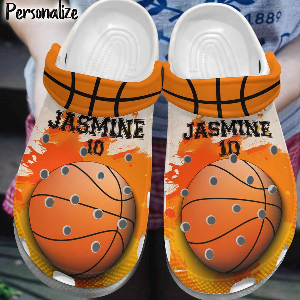Basketball Is Life Personalized Personalize Clog, Custom Name, Text, Fashion Style For Women, Men, Kid, Print 3D