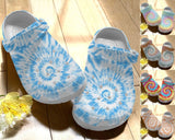 Clog Hippie Personalize Clog, Custom Name, Text, Fashion Style For Women, Men, Kid, Print 3D Tie Dye - Love Mine Gifts