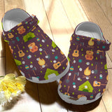 Clog Camping Personalize Clog, Custom Name, Text, Fashion Style For Women, Men, Kid, Print 3D Camping V2 - Love Mine Gifts