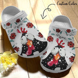 Clog Chicken Personalize Clog, Custom Name, Text, Fashion Style For Women, Men, Kid, Print 3D Pretty Chicken 678 - Love Mine Gifts