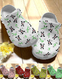Clog Panda Personalize Clog, Custom Name, Text, Fashion Style For Women, Men, Kid, Print 3D Whitesole Colorful Panda - Love Mine Gifts