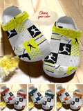 Clog Softball Personalize Clog, Custom Name, Text, Fashion Style For Women, Men, Kid, Print 3D Dirt And Bling - Love Mine Gifts