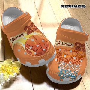 Clog Basketball Personalized Personalize Clog, Custom Name, Text, Fashion Style For Women, Men, Kid, Print 3D The Winner - Love Mine Gifts