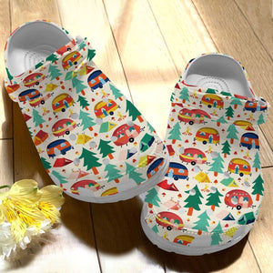 Clog Camping Personalize Clog, Custom Name, Text, Fashion Style For Women, Men, Kid, Print 3D Let'S Go - Love Mine Gifts