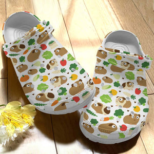 Clog Pet Personalize Clog, Custom Name, Text, Fashion Style For Women, Men, Kid, Print 3D Guinea Pig V1 - Love Mine Gifts