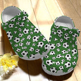 Soccer Personalize Clog, Custom Name, Text, Fashion Style For Women, Men, Kid, Print 3D Net