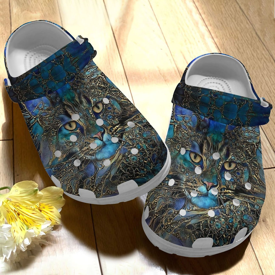 Cat Personalize Clog, Custom Name, Text, Fashion Style For Women, Men, Kid, Print 3D Beautiful Cat