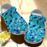 Pharmacy Personalize Clog, Custom Name, Text, Fashion Style For Women, Men, Kid, Print 3D Whitesole Blue Drugs