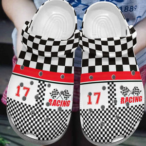 Racing Personalize Clog, Custom Name, Text, Fashion Style For Women, Men, Kid, Print 3D Personalized Racing
