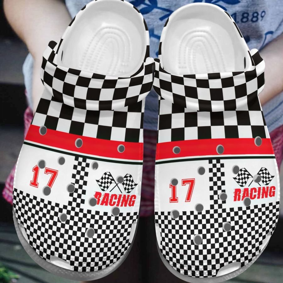Racing Personalize Clog, Custom Name, Text, Fashion Style For Women, Men, Kid, Print 3D Personalized Racing