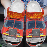 Firefighter Lover, Personalize Clog, Custom Name Text On Sandal Fashion Style For Women, Men, Kid