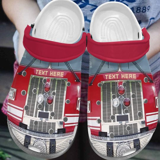 Firefighter Forever 3D, Personalize Clog, Custom Name Text Fashion Style For Women, Men, Kid