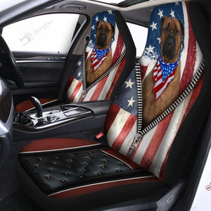 Car Seat Covers Bullmastiff Car Seat Covers Set 2 Pc, Car Accessories Seat Cover - Love Mine Gifts